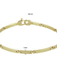 14K Geelgoud Armband 3,0 Mm 19,5 Cm 4021156