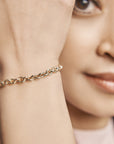 14K Geelgouden armband anker 5,0 mm 19 cm 14K geelgoud 4021165