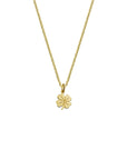 14K geelgoud collier klaver 41 + 4 cm 4021202 - PansiteNederland.nl