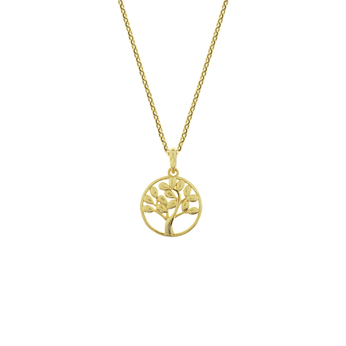 14K geelgoud collier levensboom 41 + 4 cm 4021212 - PansiteNederland.nl