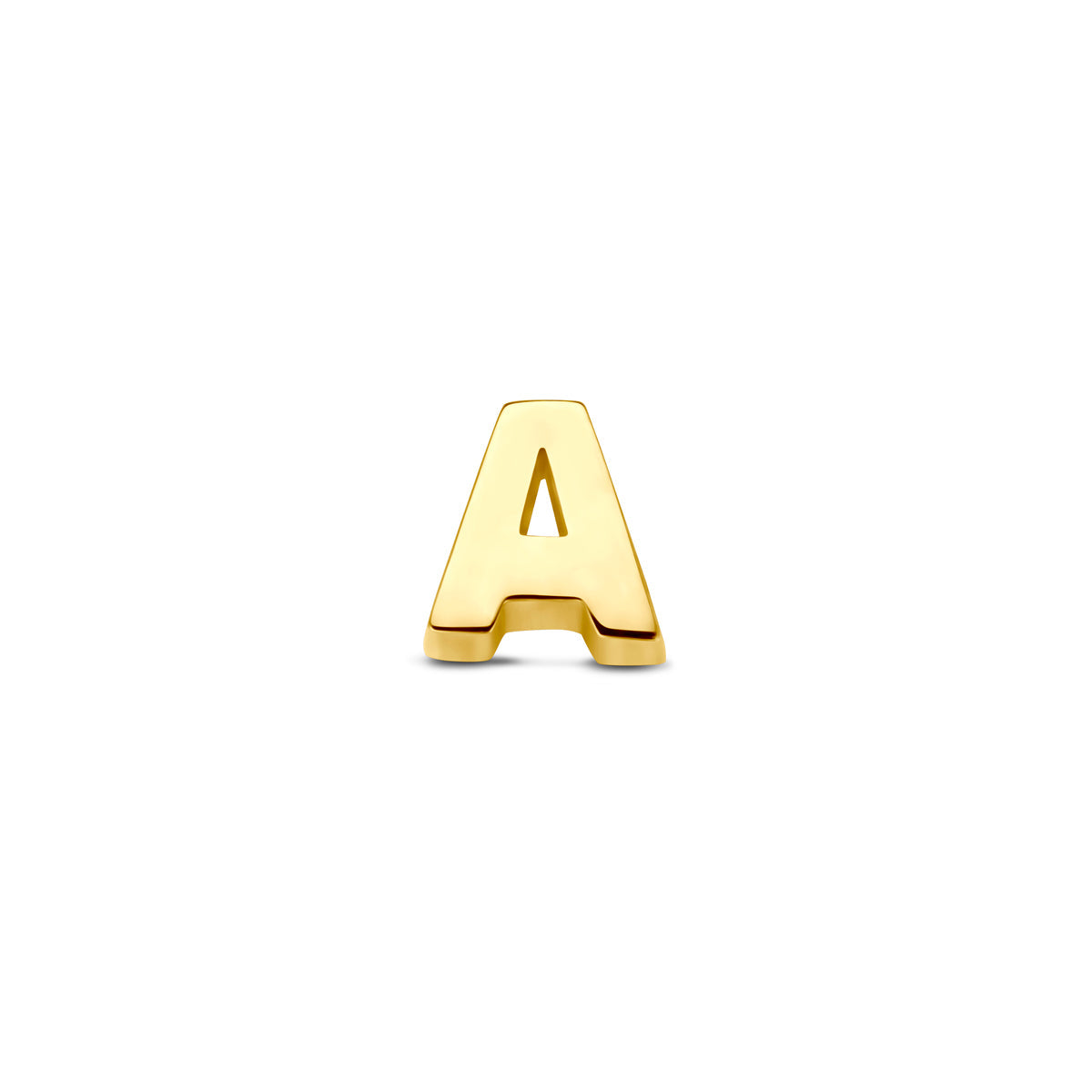Hanger letter A 5,5 mm 14K geelgoud #Letter_A