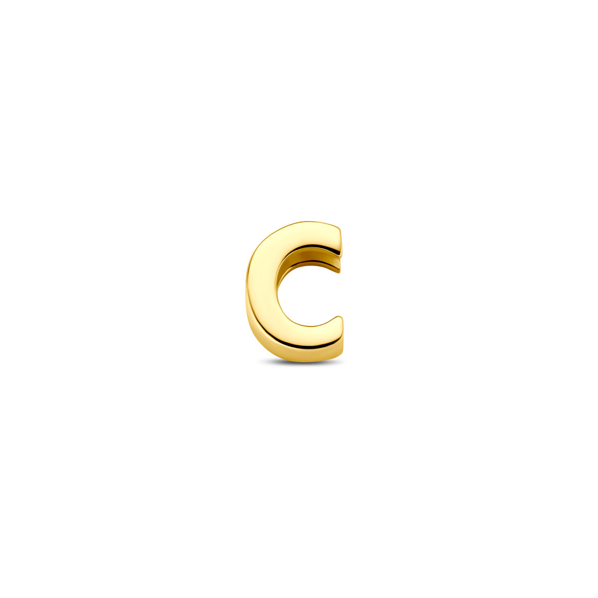 Hanger letter C 5,5 mm 14K geelgoud #Letter_C