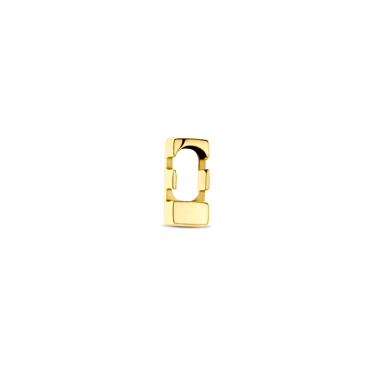 Hanger letter E 5,5 mm 14K geelgoud #Letter_E