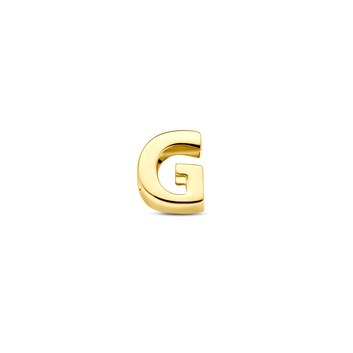 Hanger letter G 5,5 mm 14K geelgoud #Letter_G