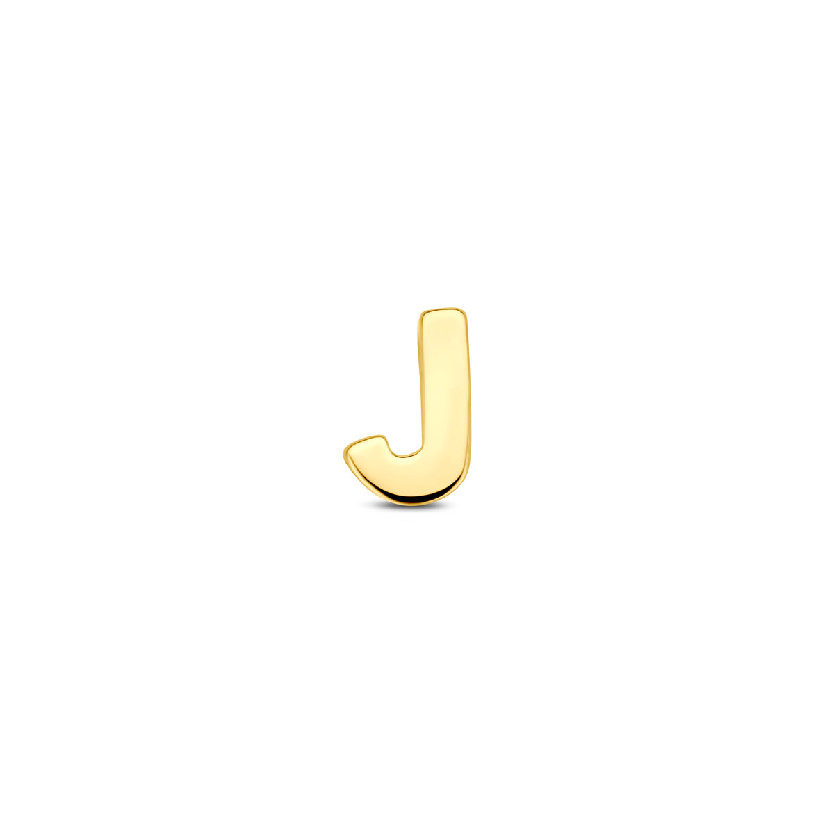 Hanger letter J 5,5 mm 14K geelgoud #Letter_J