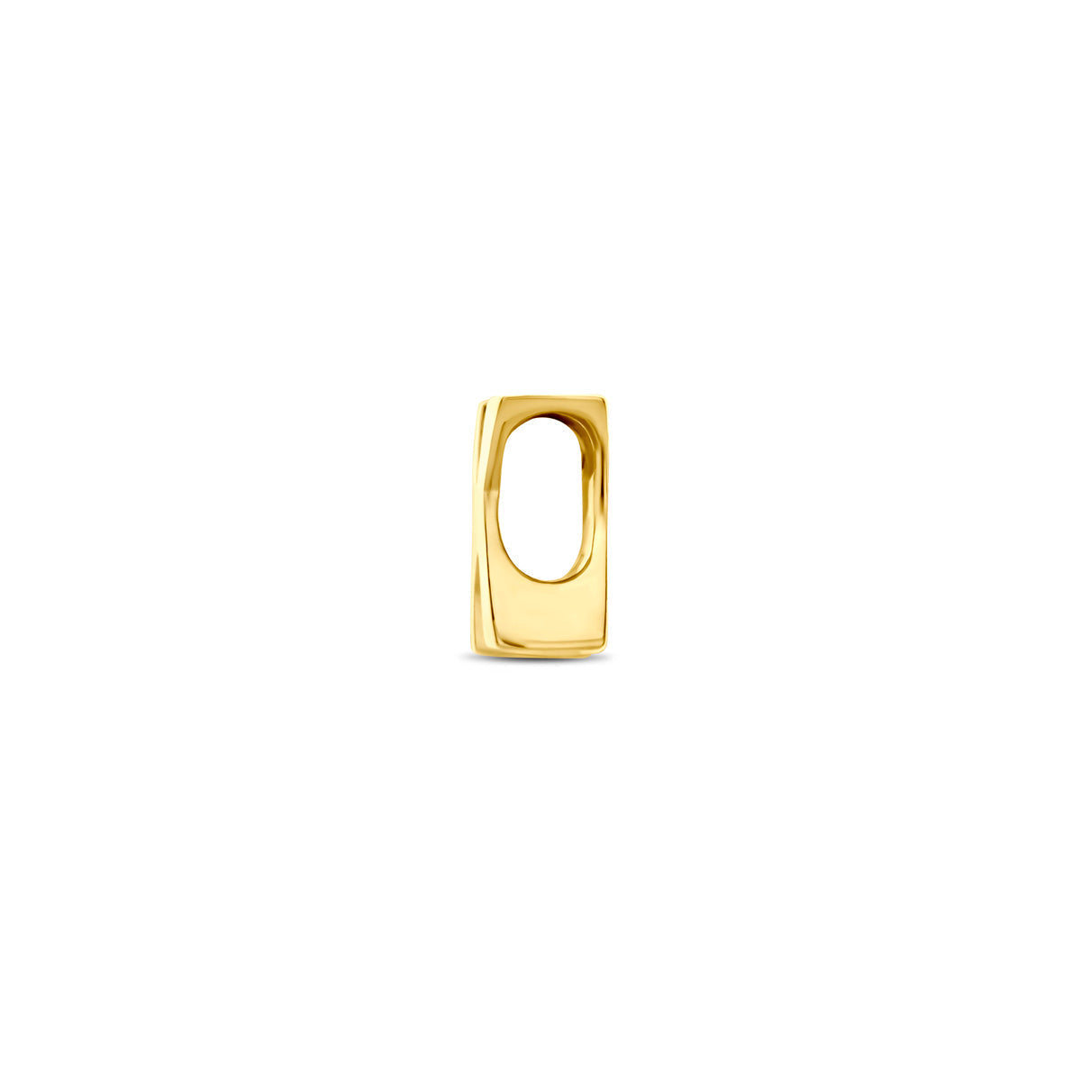 Hanger letter K 5,5 mm 14K geelgoud #Letter_K