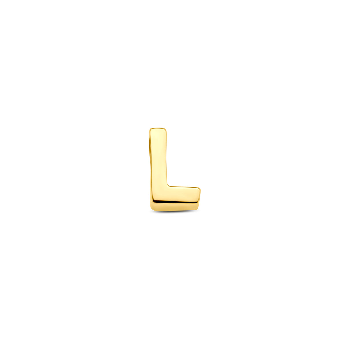 Hanger letter L 5,5 mm 14K geelgoud #Letter_L