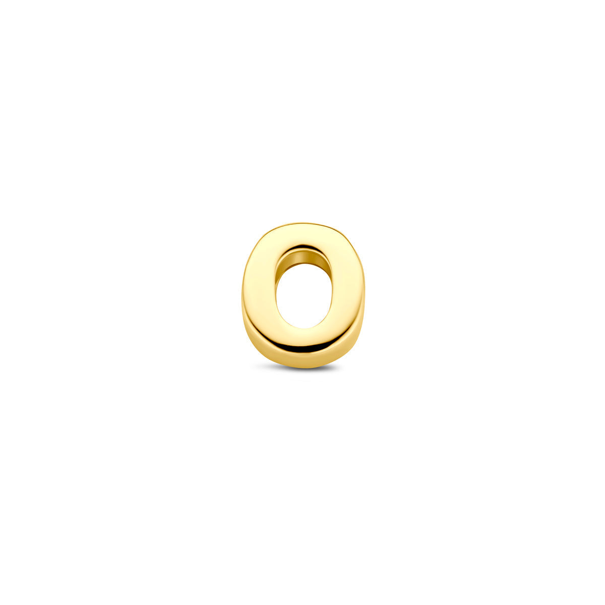 Hanger letter O 5,5 mm 14K geelgoud #Letter_O