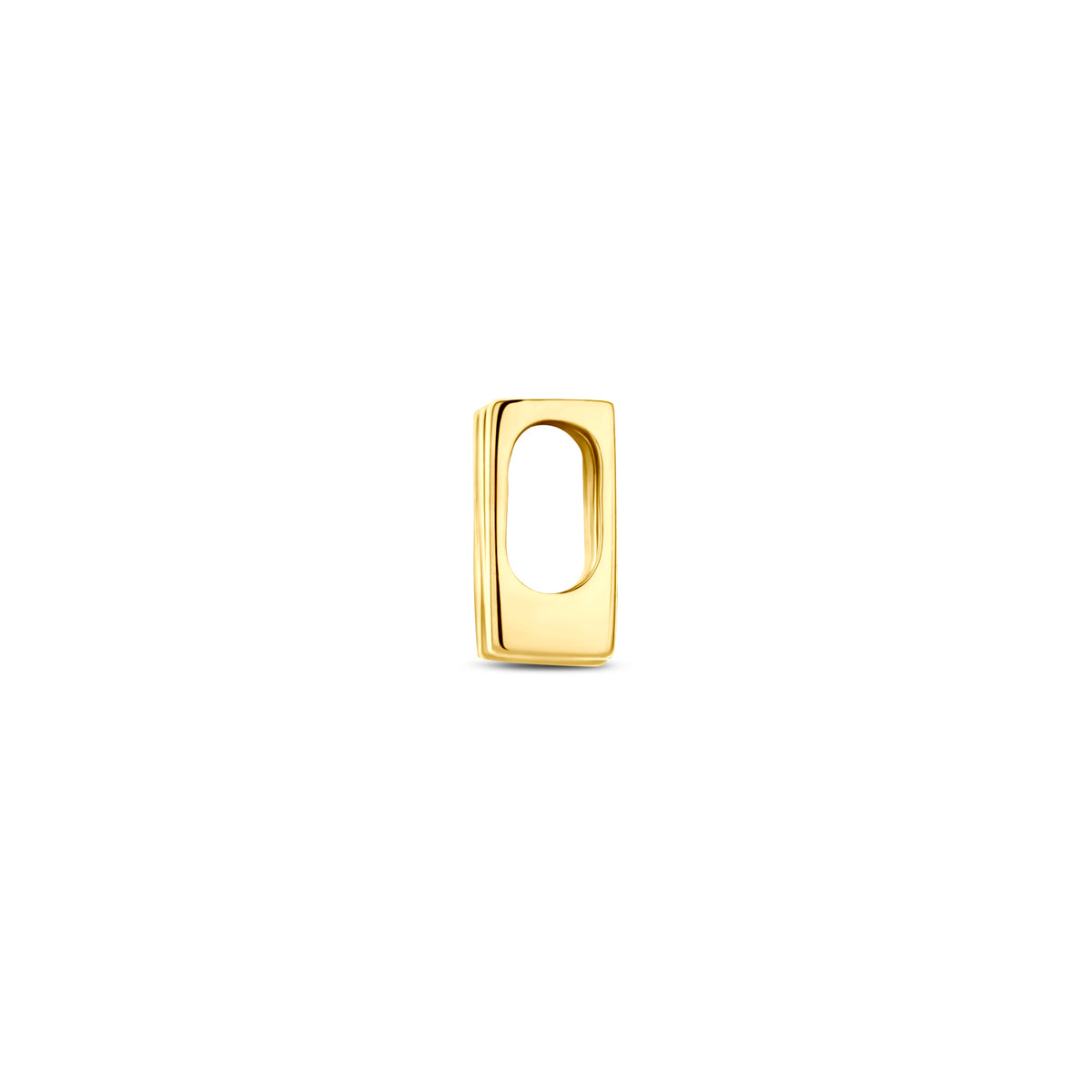 Hanger letter W 5,5 mm 14K geelgoud #Letter_W