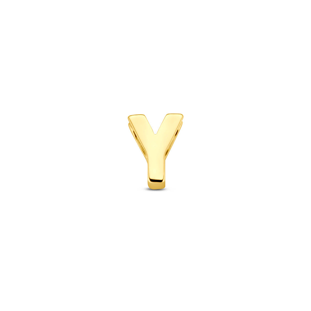 Hanger letter Y 5,5 mm 14K geelgoud #Letter_Y