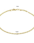 14K Geelgoud Armband Valkenoog 1,9 mm 4021652 - PansiteNederland.nl