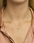 14K geelgoud hanger kruis 4022365 - PansiteNederland.nl