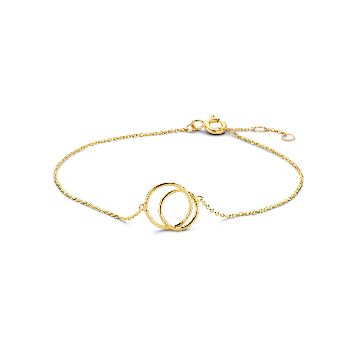 14K Geelgoud Armband Rondjes 0,8 Mm 16,5 - 18,5 Cm 4022740 - PansiteNederland.nl