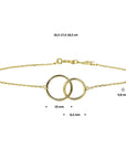 14K Geelgoud Armband Rondjes 0,8 Mm 16,5 - 18,5 Cm 4022740 - PansiteNederland.nl