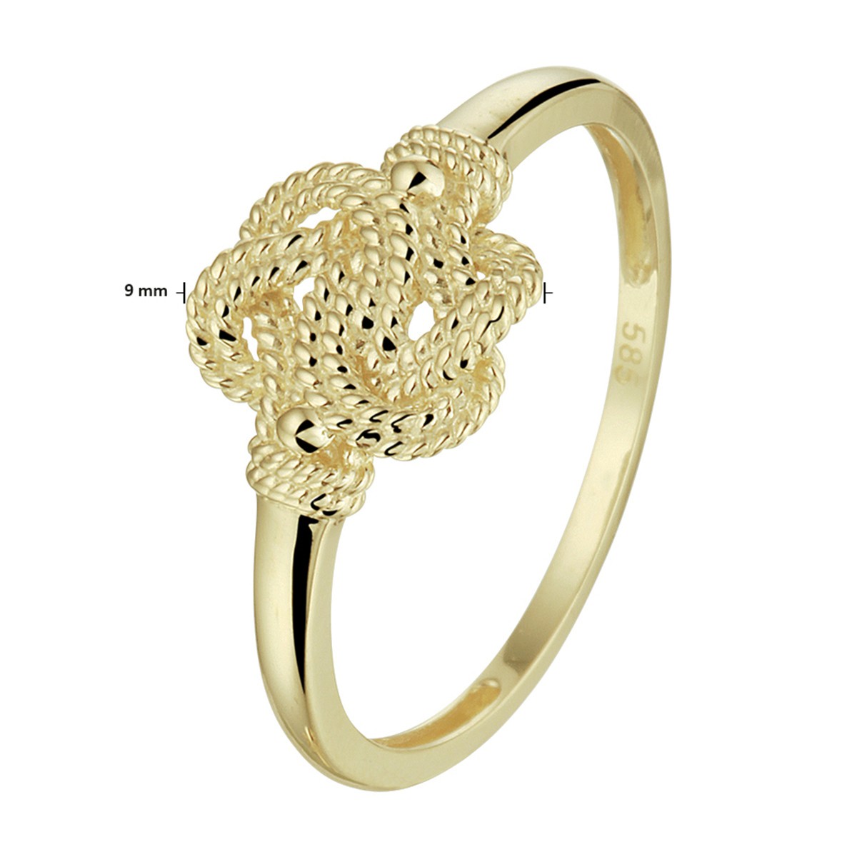 Ring surinaamse mattenklopper 14K geelgoud