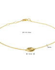 14K Geelgoud Armband Rondje 16,5 - 17,5 - 18 Cm 4023185