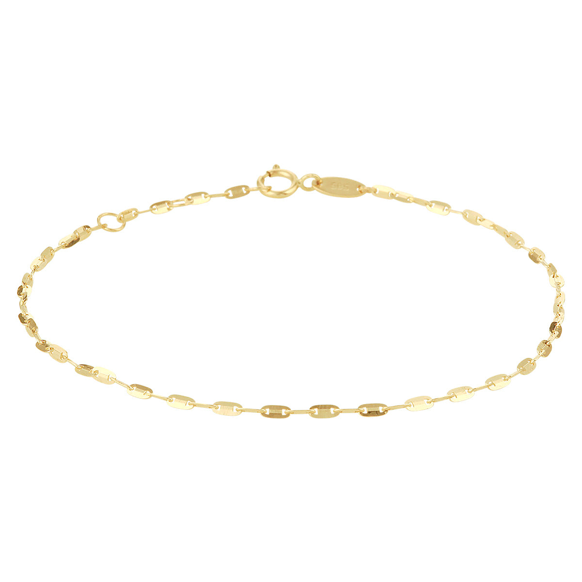 Armband plaatjes 1,5 mm 16 - 17 - 18 cm 14K geelgoud