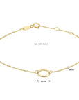 14K Geelgoud Armband Rond 16,5 - 17,5 - 18,5 Cm 4023390 - PansiteNederland.nl