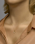 14K geelgoud hanger diamant 0.09ct h si 4023412 - PansiteNederland.nl
