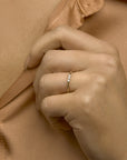 14K Geelgoud Ring Diamant 0.09Ct H Si 4023413 - PansiteNederland.nl