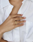 14K Geelgoud Ring Bolletjes 4023442 - PansiteNederland.nl