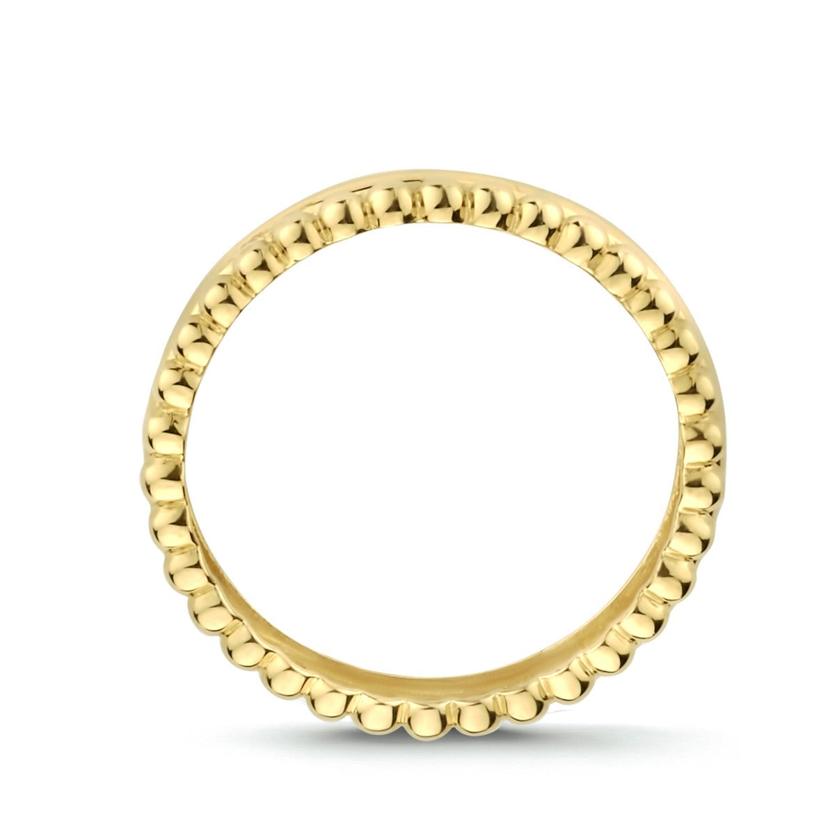 14K Geelgoud Ring Bolletjes 4023442 - PansiteNederland.nl
