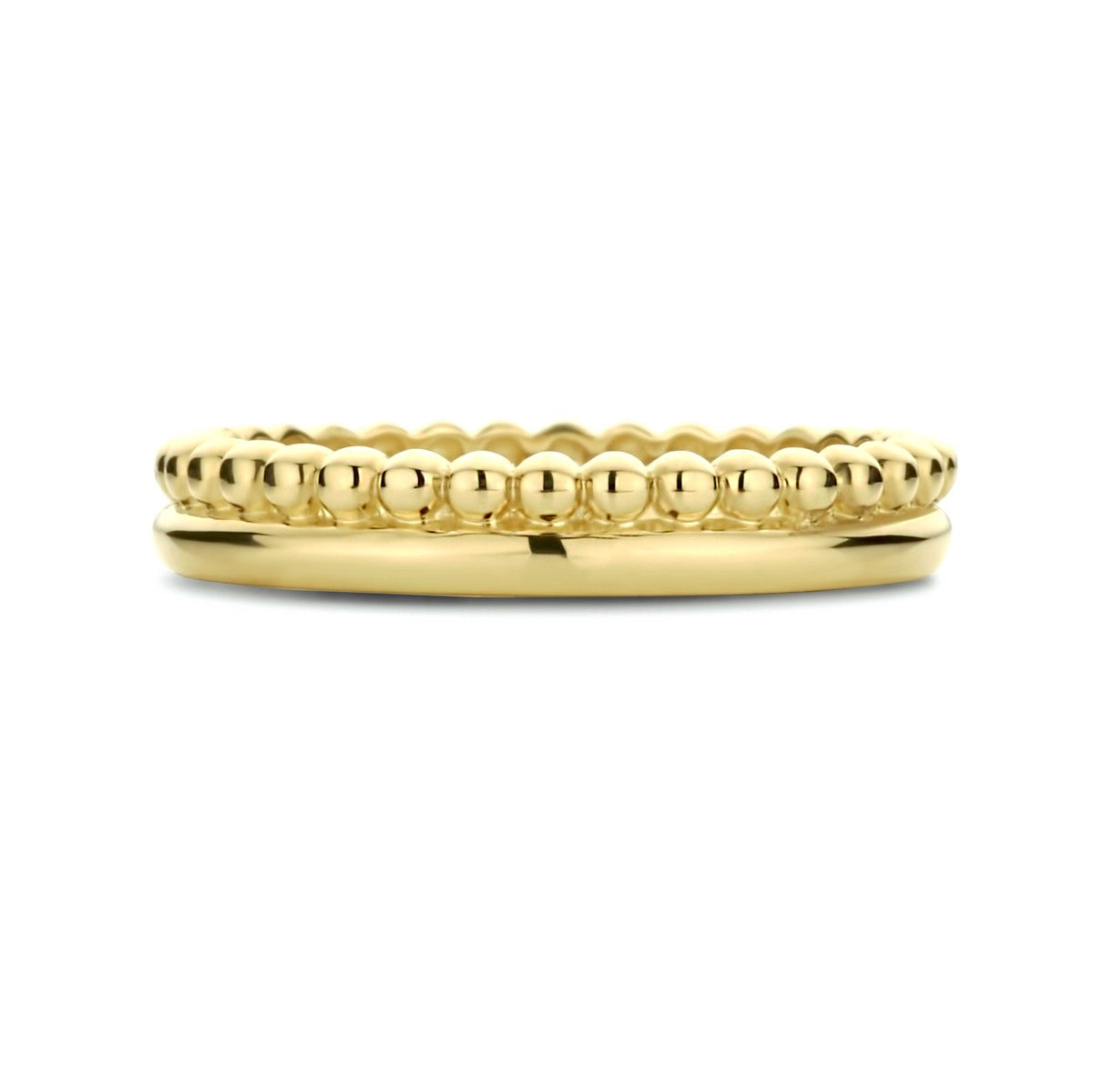 14K Geelgoud Ring Bolletjes 4023442 - PansiteNederland.nl