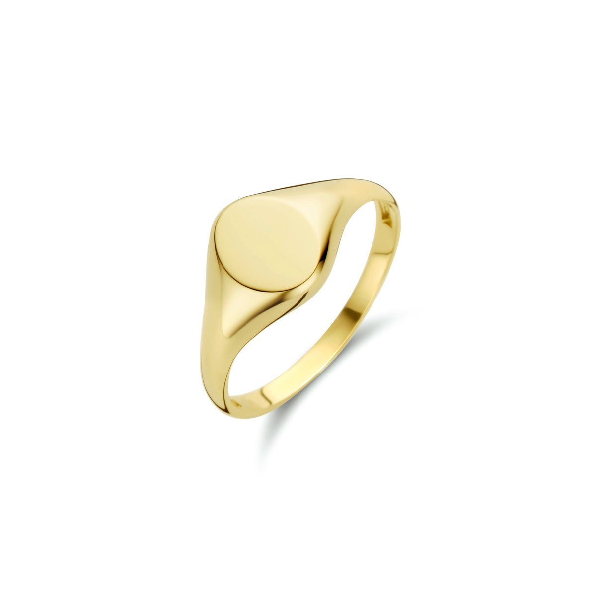 14K Geelgoud Graveerring Ovaal 4023498 - PansiteNederland.nl