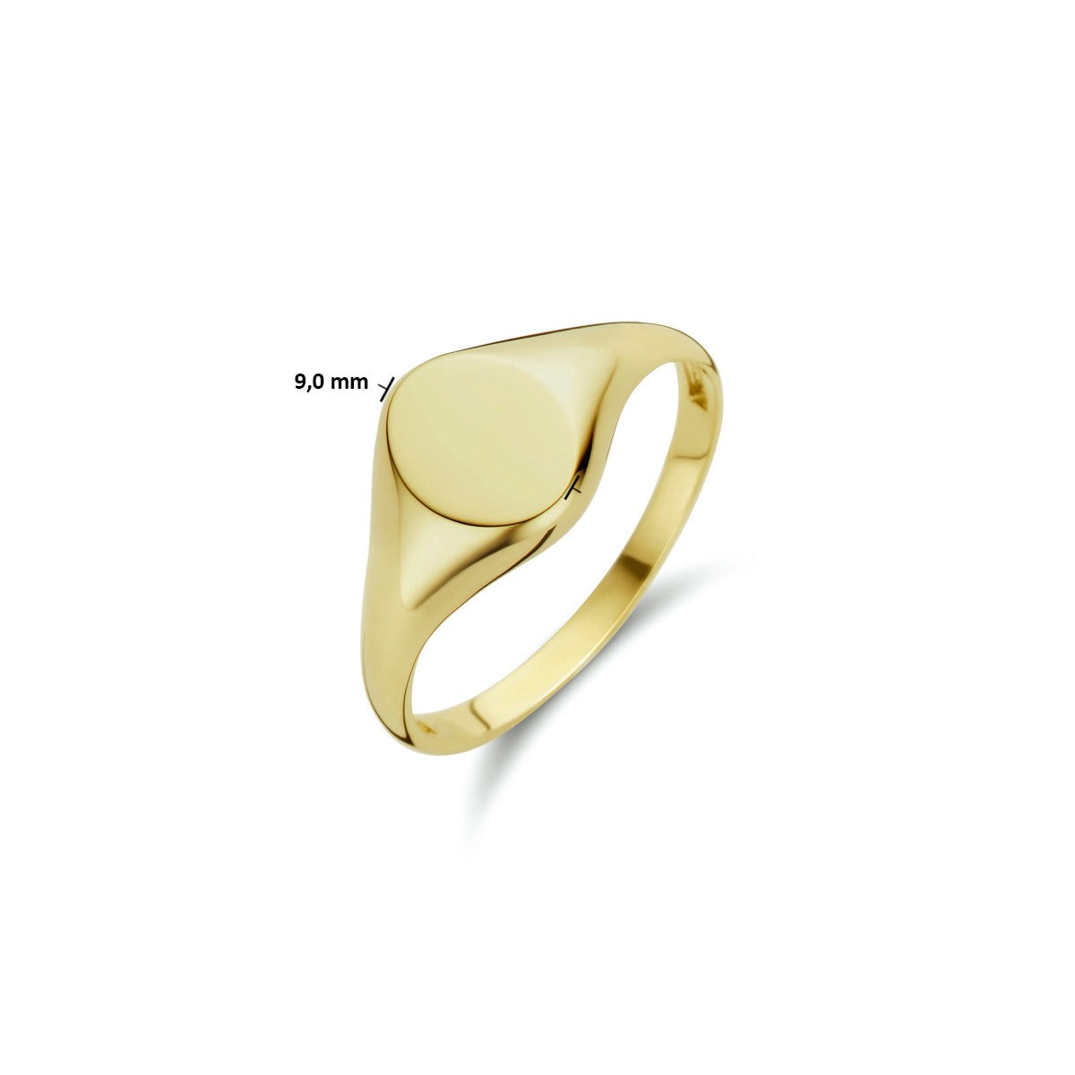 14K Geelgoud Graveerring Ovaal 4023498 - PansiteNederland.nl