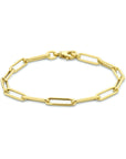 14K Geelgoud Armband Paperclip Ronde Buis 4,5 Mm 18 Cm 4023572 - PansiteNederland.nl