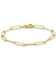 14K Geelgoud Armband Paperclip Platte Buis 4,0 Mm 18 Cm 4023574 - PansiteNederland.nl