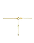 14K geelgoud collier poolster zirkonia 41 - 43 - 45 cm 4023589 - PansiteNederland.nl