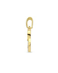 14K geelgoud hanger hartjes zirkonia 4023591 - PansiteNederland.nl