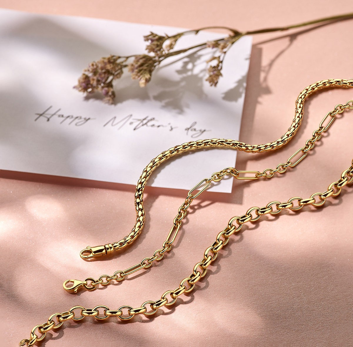 Armband anker 4,0 mm 19 cm 14K geelgoud