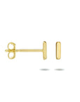 Witgouden oorknoppen balkje - PSN4023636