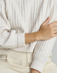 14K Geelgoud Armband Zirkonia 16,5 - 17,5 - 18,5 Cm 4023694