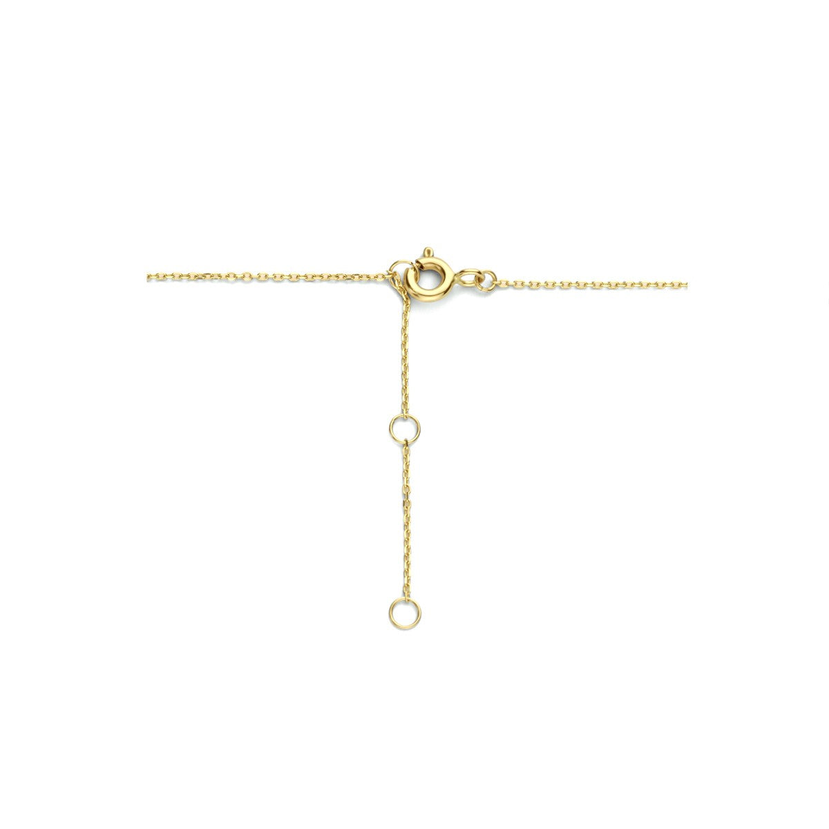 14K geelgoud collier rondjes zirkonia 40 - 42 - 44 cm 4023701 - PansiteNederland.nl