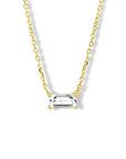 14K Geelgouden Anker collier zirkonia 40 - 42 - 44 cm - PSN4023705