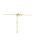 14K Geelgouden Anker collier zirkonia 40 - 42 - 44 cm - PSN4023705