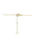 14K geelgoud collier zirkonia 40 - 42 - 44 cm 4023706 - PansiteNederland.nl