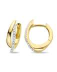 Gouden oorringen met zirkonia PSN4023754