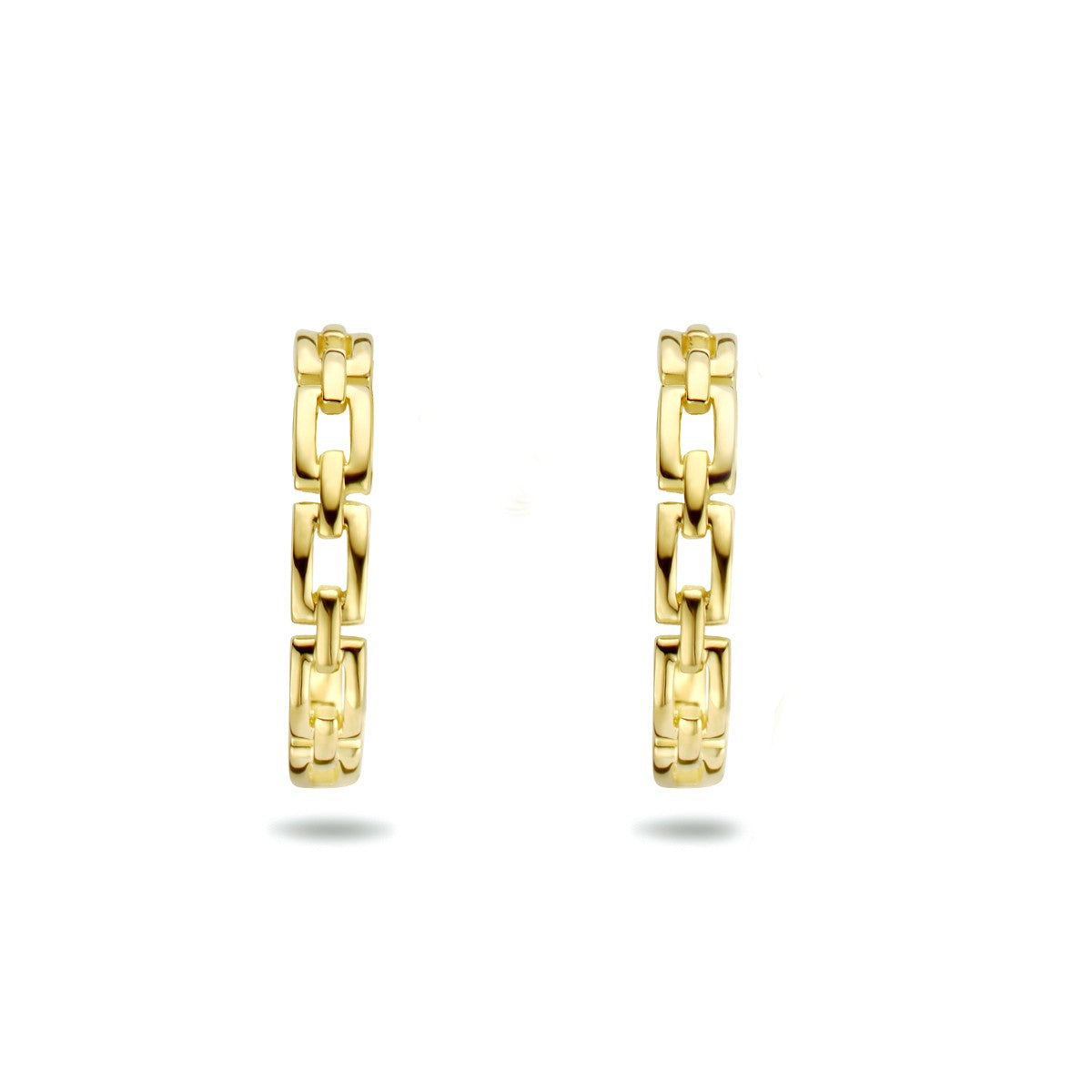 14K Geelgoud Stekeroorringen Schakel 4023765 - PansiteNederland.nl