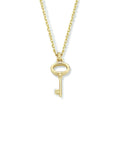 14K geelgoud collier sleutel 40 - 42 - 44 cm 4023827 - PansiteNederland.nl