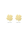 Witgouden oorknoppen klaver - PSN4023835 - PansiteNederland.nl