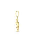14K geelgoud hanger baby voetjes 4023851 - PansiteNederland.nl