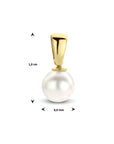 14K geelgoud hanger parel 4023874 - PansiteNederland.nl