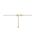 14K geelgoud collier parel 42 - 45 cm 4023875