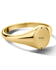 Geelgouden 14k Graveerring ovaal - PSN4023933