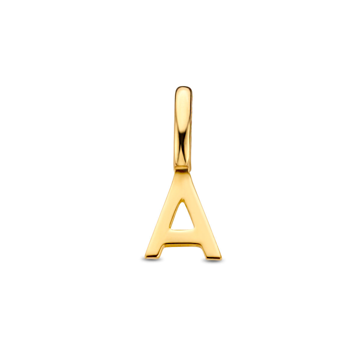 Hanger letter A 9 mm 14K geelgoud #Letter_A