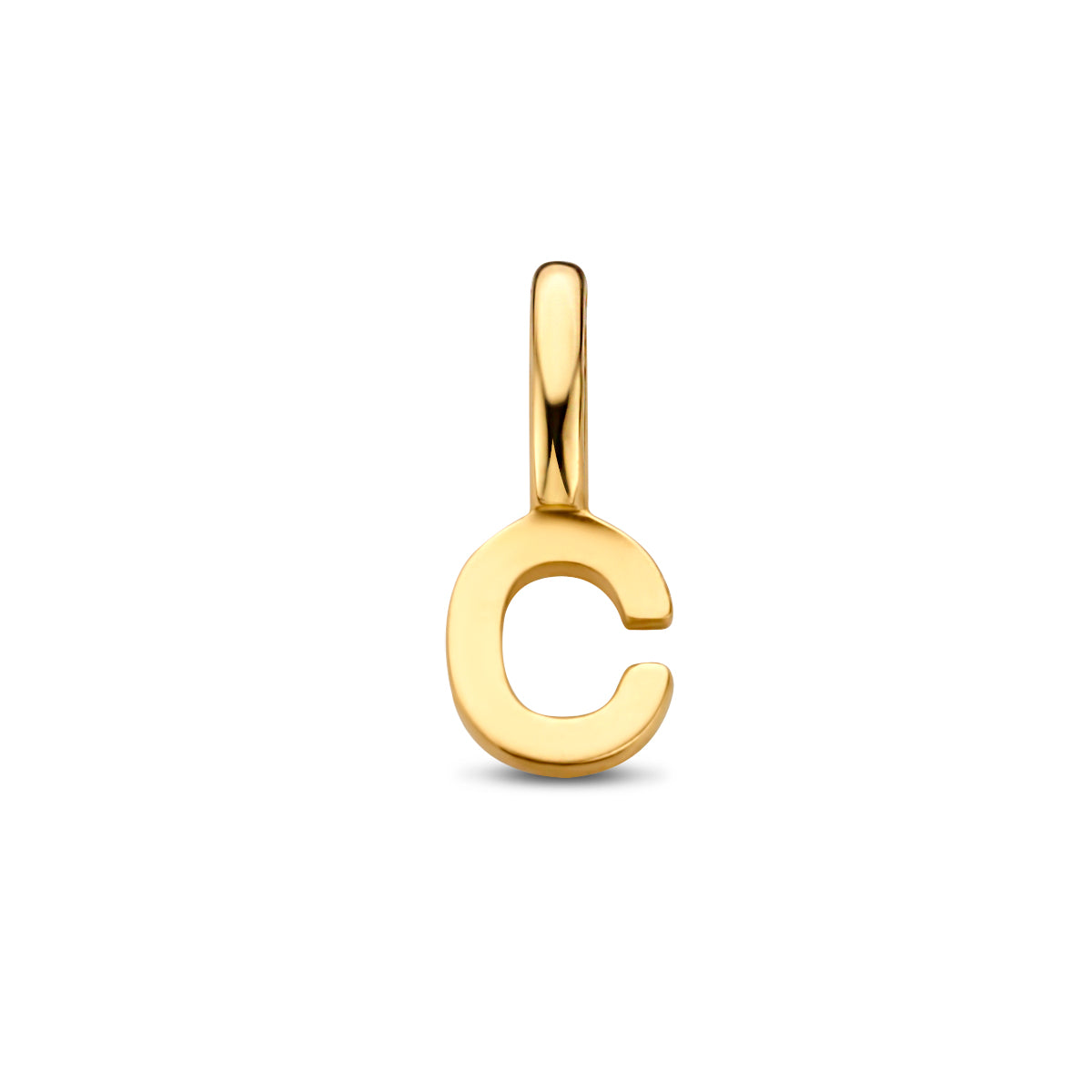 Hanger letter C 9,5 mm 14K geelgoud #Letter_C